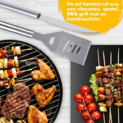 BBQ Accesoires Set Gereedschap Tang Borstel Barbecue Kookgerei - 10 Delig -Barbecue Verkoop 1200x1200 273
