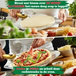 Ecowize Pizzaschep Voor BBQ En Oven - Aluminium Pizzaspatel Vierkant 30cm Met Inklapbaar Handvat - Met Extra Professionele Pizzasnijder -Barbecue Verkoop 1200x1200 278