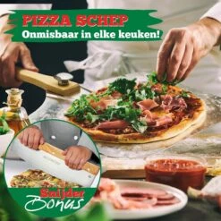 Ecowize Pizzaschep Voor BBQ En Oven - Aluminium Pizzaspatel Vierkant 30cm Met Inklapbaar Handvat - Met Extra Professionele Pizzasnijder -Barbecue Verkoop 1200x1200 279
