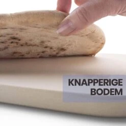 Buxibo 2in1 Pizzasteen - Voor BBQ & Oven - Inclusief Serveer Plank - Pizzabord/Pizzaplank - 30.5 X 38.1 X 1.4 Cm -Barbecue Verkoop 1200x1200 295