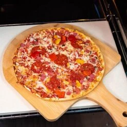 Buxibo 2in1 Pizzasteen - Voor BBQ & Oven - Inclusief Serveer Plank - Pizzabord/Pizzaplank - 30.5 X 38.1 X 1.4 Cm -Barbecue Verkoop 1200x1200 297