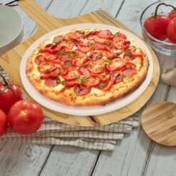 MaxxHome Pizzasteen - BBQ Steen - Maximum Te Verhitten Tot 600 Graden - ⌀33 - Incl. Houten Schep 10 MaxxHome Pizzasteen - BBQ Steen - Maximum Te Verhitten Tot 600 Graden - ⌀33 - Incl. Houten Schep -Barbecue Verkoop 1200x1200 314