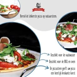 Pizzasteen BBQ & Oven | Pizzaplaat Voor De Lekkerste Bereiding Van Een Pizza Op Jouw Barbecue Of In De Oven | Pizza Stone Rond | Medium (33 Cm) -Barbecue Verkoop 1200x1200 335