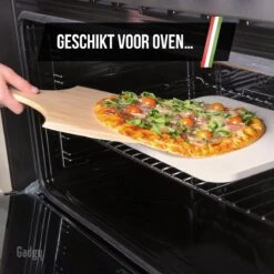Gadgy Pizzasteen Met Pizzaschep – Cordieriet Voor Knapperige Pizzabodem – Pizzasteen Voor BBQ, Oven Of Kamado - Pizzaspatel - Pizza Set -Barbecue Verkoop 1200x1200 370