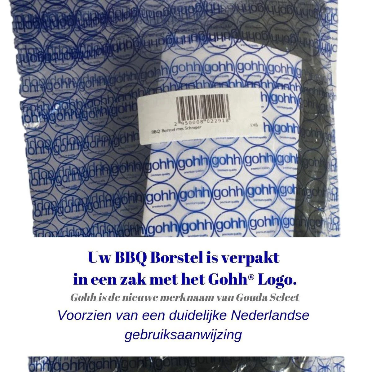 Gohh BBQ Borstel Met Schraper - Schoonmaakborstel - Barbecue Krabber Met Handige Bewaarzak 2 In 1 6 Gohh BBQ Borstel Met Schraper - Schoonmaakborstel - Barbecue Krabber Met Handige Bewaarzak 2 In 1 - Afbeelding 6