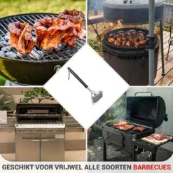 BBQ Borstel Staal RVS Reinigingsborstel Barbecue Grill Accessoires -Barbecue Verkoop 1200x1200 497