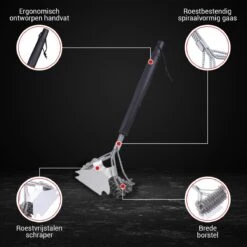 BBQ Borstel Staal RVS Reinigingsborstel Barbecue Grill Accessoires -Barbecue Verkoop 1200x1200 499