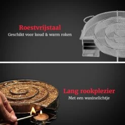GrillX Cold Smoke Generator Met 1KG Appel Rookmot - 6 Liter - Smokerbox - RVS Rookbox - Rookgenerator - Koud Roken - BBQ Accesoires -Barbecue Verkoop 1200x1200 534
