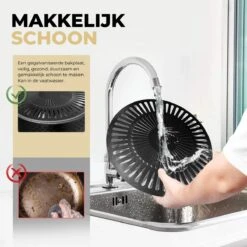 Ozocozy BBQ-ONE Houtskool Tafelbarbecue - Ø30 Cm- Zwart - Incl. Draagtas, Siliconen Bakkwast En RVS-Barbecuetang -Barbecue Verkoop 1200x1200 576