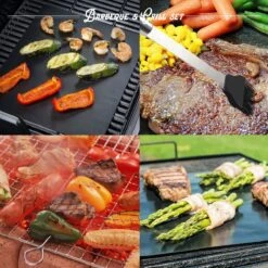 Mountain Jack® 40-Delige Luxe BBQ Grill Accessoires Set In Roestvrij Staal – Barbecue Gereedschap – Tangenset, Vlees Thermometer, Vleestang, Borstel, Spiezen, Vleesmes, Vleesvork -Barbecue Verkoop 1200x1200 60