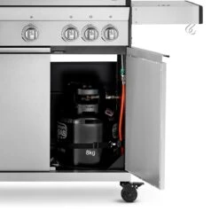 Burnhard Gas BBQ Big FRED Deluxe - 4 Branders - Incl. Keramische Infraroodbrander & Afdekhoes - Deluxe -Barbecue Verkoop 1200x1200 612