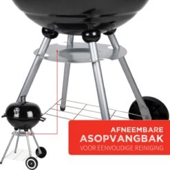 BBQ Collection Houtskoolbarbecue - Kogelbarbecue 45 X 60 Centimeter - Ronde Barbecue - Barbecue Op Wielen - Zwart - Metaal -Barbecue Verkoop 1200x1200 665