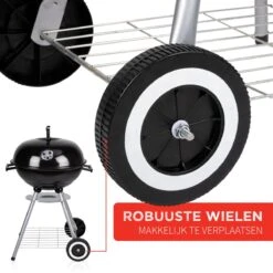 BBQ Collection Houtskoolbarbecue - Kogelbarbecue 45 X 60 Centimeter - Ronde Barbecue - Barbecue Op Wielen - Zwart - Metaal -Barbecue Verkoop 1200x1200 666