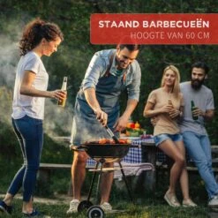 BBQ Collection Houtskoolbarbecue - Kogelbarbecue 45 X 60 Centimeter - Ronde Barbecue - Barbecue Op Wielen - Zwart - Metaal -Barbecue Verkoop 1200x1200 667