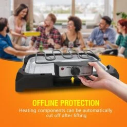 Aigostar Lava 30LDQ - Elektrische Grill - BBQ - Tafel Barbecue - Grilloppervlakte 41 X 24 Cm - 2000 Watt 9 Aigostar Lava 30LDQ - Elektrische Grill - BBQ - Tafel Barbecue - Grilloppervlakte 41 X 24 Cm - 2000 Watt -Barbecue Verkoop 1200x1200 684