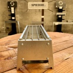 Spiedini Saté-bbq Bali 40 Mini - Kleine, Smalle Houtskoolbarbecue Met Horizontaal Rooster Voor Sate Of Andere Spiesjes - 40 Cm Lang, 11 Cm Breed, 14 Cm Hoog - Ideaal Voor Tuin- Of Open Haard, Of Balkon - Materiaal: Gealuminiseerd Ijzer -Barbecue Verkoop 1200x1200 704