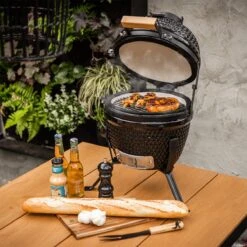 BluMill Kamado BBQ Egg - Kamado 13 Inch - Incl. Vlees Thermometer - Houtskoolbarbecues - Zwart - Ø 27cm 18 BluMill Kamado BBQ Egg - Kamado 13 Inch - Incl. Vlees Thermometer - Houtskoolbarbecues - Zwart - Ø 27cm -Barbecue Verkoop 1200x1200 723