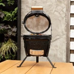 BluMill Kamado BBQ Egg - Kamado 13 Inch - Incl. Vlees Thermometer - Houtskoolbarbecues - Zwart - Ø 27cm 19 BluMill Kamado BBQ Egg - Kamado 13 Inch - Incl. Vlees Thermometer - Houtskoolbarbecues - Zwart - Ø 27cm -Barbecue Verkoop 1200x1200 724