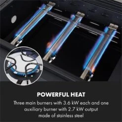 Klarstein Kingsville Double Barbecue - Houtskool- En Gasbarbecue - Smoker BBQ - Inclusief Deksels En Thermometer - Met 2 Roosters - Zwart 20 Klarstein Kingsville Double Barbecue - Houtskool- En Gasbarbecue - Smoker BBQ - Inclusief Deksels En Thermometer - Met 2 Roosters - Zwart -Barbecue Verkoop 1200x1200 744