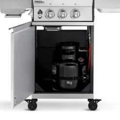 Burnhard Gas BBQ FRED JR. Deluxe - 2 Branders - Incl. Keramische Infraroodbrander & Afdekhoes - Deluxe 26 Burnhard Gas BBQ FRED JR. Deluxe - 2 Branders - Incl. Keramische Infraroodbrander & Afdekhoes - Deluxe -Barbecue Verkoop 1200x1200 793