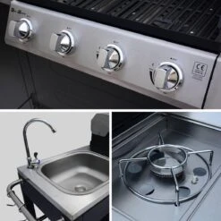 Alice's Garden Gas BBQ D'Artagnan - Zwart - 5 Branders - Buitenkeuken 6 Alice's Garden Gas BBQ D'Artagnan - Zwart - 5 Branders - Buitenkeuken -Barbecue Verkoop 1200x1200 802