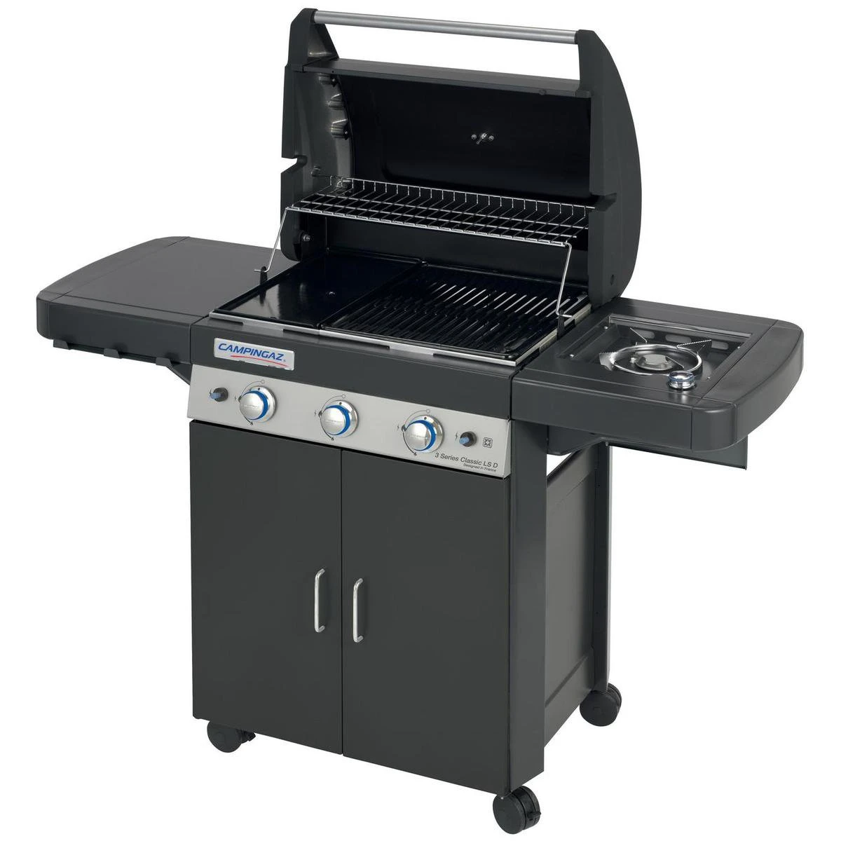 Campingaz 3 Series Classic LS Gasbarbecue - 3 Branders - Zwart - BBQ 2 Campingaz 3 Series Classic LS Gasbarbecue - 3 Branders - Zwart - BBQ - Afbeelding 2