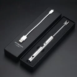 Oplaadbare Lange Elektrische Aansteker Buigbaar - Buigbare Aansteker - Duurzame Plasma Aansteker - Inclusief Cadeauverpakking - BBQ – Kaarsen – Zilver -Barbecue Verkoop 1200x1200 92