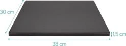 Navaris Pizzasteen XL Voor Oven En Barbecue - Rechthoekige Pizzaplaat 38 X 30 Cm - Inclusief Receptenboek - Keramisch Geglazuurd - Zwart 16 Navaris Pizzasteen XL Voor Oven En Barbecue - Rechthoekige Pizzaplaat 38 X 30 Cm - Inclusief Receptenboek - Keramisch Geglazuurd - Zwart -Barbecue Verkoop 1200x439