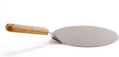 Inpro Pizzaschep RVS - Rond - Voor BBQ En Oven - Pizzaspatel - Taartschep - Houten Handvat - BBQ Gereedschap - Keukengerei - 30 Cm Diameter - Spatel -Barbecue Verkoop 1200x575