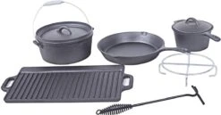 EL Fuego Dutch Oven Set Gietijzer 7-delig -Barbecue Verkoop 1200x628 1