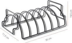 PROKING Sparerib Barbecue Rek – BBQ Accessoires – Inclusief Sparerib Recept – Anti-aanbak Lag – 35 X 19.5 X 11.5 CM 10 PROKING Sparerib Barbecue Rek – BBQ Accessoires – Inclusief Sparerib Recept – Anti-aanbak Lag – 35 X 19.5 X 11.5 CM -Barbecue Verkoop 1200x725