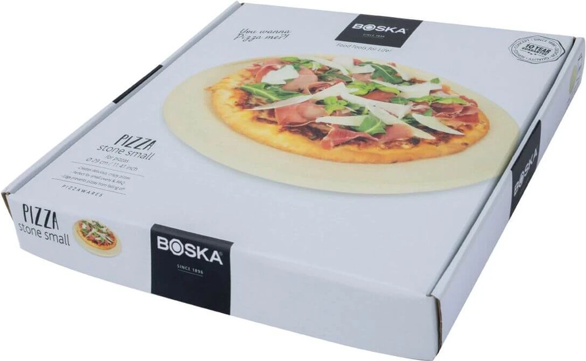 Boska Pizzasteen Deluxe - Voor Oven & BBQ - Knapperige Pizza's - Ø 29.5 Cm - BBQ Accessoires 15 Boska Pizzasteen Deluxe - Voor Oven & BBQ - Knapperige Pizza's - Ø 29.5 Cm - BBQ Accessoires - Afbeelding 15