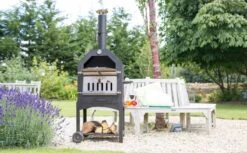 Merkloos MaxxGarden Pizza Oven - Smoker Barbecue Houtskool 45 X 65 X 158cm -Barbecue Verkoop 1200x745 2