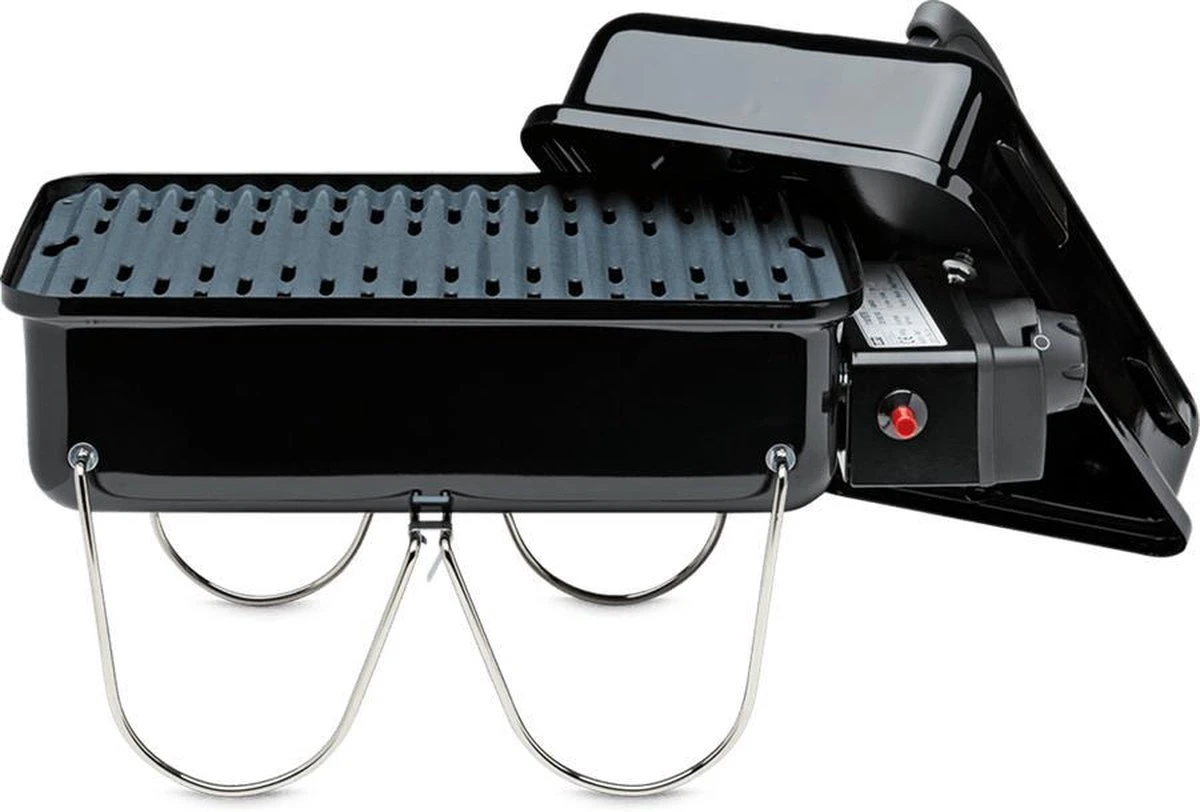 Weber Go-Anywhere Gas Barbecue - 41x26 Cm - Roestvrijstalen Branders - Gasregelkop - Incl. Deksel 5 Weber Go-Anywhere Gas Barbecue - 41x26 Cm - Roestvrijstalen Branders - Gasregelkop - Incl. Deksel - Afbeelding 5