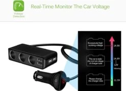 WiseGoods - Premium Auto Sigarettenaansteker Splitter - 4 Poorten USB - Autolader USB - Autolader Splitter - 12V Splitter -Barbecue Verkoop 1200x870 1