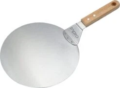 Inpro Pizzaschep RVS - Rond - Voor BBQ En Oven - Pizzaspatel - Taartschep - Houten Handvat - BBQ Gereedschap - Keukengerei - 30 Cm Diameter - Spatel -Barbecue Verkoop 1200x880 1