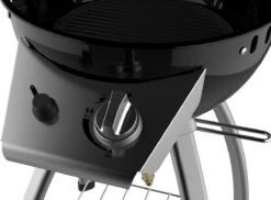 Accente Outdoor Gas BBQ - ø 45 Cm- Inclusief Grillplaat & Gasslang - Zwart -Barbecue Verkoop 1200x883