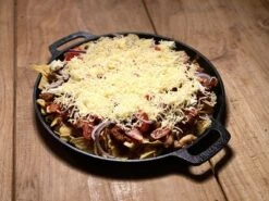 Valhal Outdoor Skillet / Plancha / Koekenpan - Gietijzer - Diameter 35cm, Twee Handvatten, VH35F -Barbecue Verkoop 1200x900 14