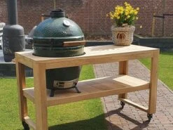 BBQ Tafel - Geschikt Voor Big Green Large/Bastard Large/Bastard Large Urban/Yakiniku 19 Inch/Monolith Large - Eikenhout - 87 Cm -Barbecue Verkoop 1200x900 37