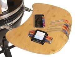 Patton - Kamado 21" - Premium Black - Keramische Barbecue - Incl. Bluetooth Kerntemperatuurmeter - LED Verlichting - Large - Compleet - Zwart -Barbecue Verkoop 1200x900 46