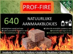 PROF-FIRE - 640 Aanmaakblokjes Bruin- Voordeelbox - Ecologisch - Milieuvriendelijk - CO2 Neutraal - Fire-Up Kwaliteit -Barbecue Verkoop 1200x900 6
