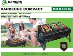Benson Barbecue Compact - Met Handvat - 35 X 27 X 20 Cm -Barbecue Verkoop 1200x916