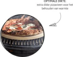 Boska Pizzasteen Deluxe - Voor Oven & BBQ - Knapperige Pizza's - Ø 29.5 Cm - BBQ Accessoires 22 Boska Pizzasteen Deluxe - Voor Oven & BBQ - Knapperige Pizza's - Ø 29.5 Cm - BBQ Accessoires -Barbecue Verkoop 1200x942 3