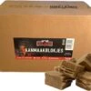 GrillKing Bruine Aanmaakblokjes Premium - Ca. 450 Stuks 2,5kg FSC® - Voordeeldoos - Geurvrij - Lange Brandduur - BBQ & Haard
