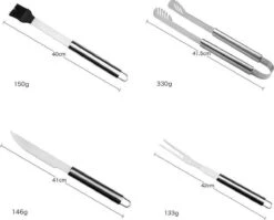 Sens Design BBQ Accesoires - 18 Delig - BBQ Gereedschapset Koffer 11 Sens Design BBQ Accesoires - 18 Delig - BBQ Gereedschapset Koffer -Barbecue Verkoop 1200x969