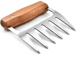 GrillX Luxe Vleesklauwen - Houten Handvat - RVS Meat Claws - Vleesshredder - Pulled Pork, Chicken - BBQ Accesoires 6 GrillX Luxe Vleesklauwen - Houten Handvat - RVS Meat Claws - Vleesshredder - Pulled Pork, Chicken - BBQ Accesoires -Barbecue Verkoop 1200x992