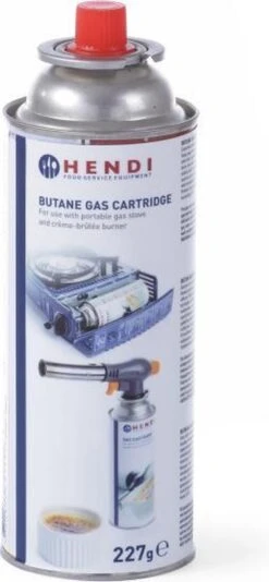 Hendi Gasbussen Butaan Navulling - 227g - Set Van 4 -Barbecue Verkoop 555x1200