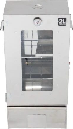 2-L Home & Garden XL Rookoven - RVS - 80x40x28 Cm - 3 Etages -Barbecue Verkoop 680x1200