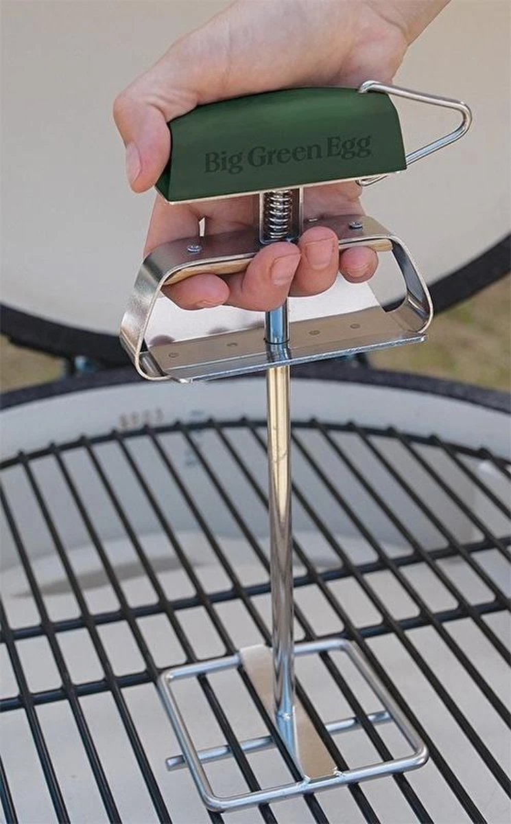 Big Green Egg Grid Lifter - Rooster Lifter - Gietijzeren Rooster Lifter 4 Big Green Egg Grid Lifter - Rooster Lifter - Gietijzeren Rooster Lifter - Afbeelding 4