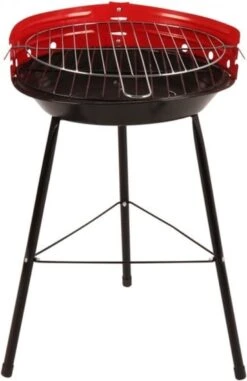 Houtskoolbarbecue Ø33 Cm | Verstelbare Grill BBQ | Halfopen | Zwart / Rood 12 Houtskoolbarbecue Ø33 Cm | Verstelbare Grill BBQ | Halfopen | Zwart / Rood -Barbecue Verkoop 778x1200